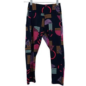 Tek Gear Multicolor Allover Print Cropped Workout Leggings